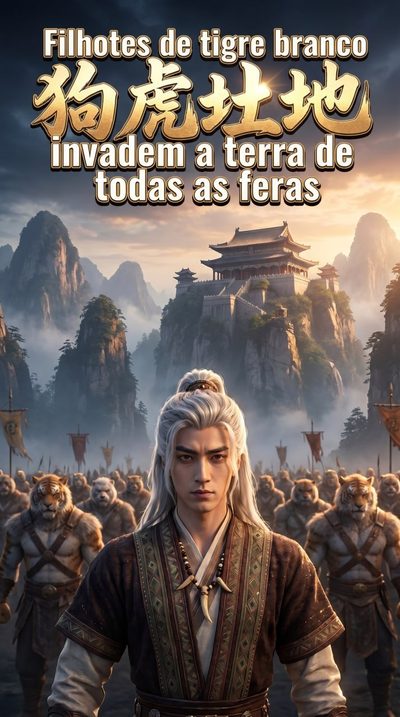 Filhotes de tigre branco invadem a terra de todas as feras